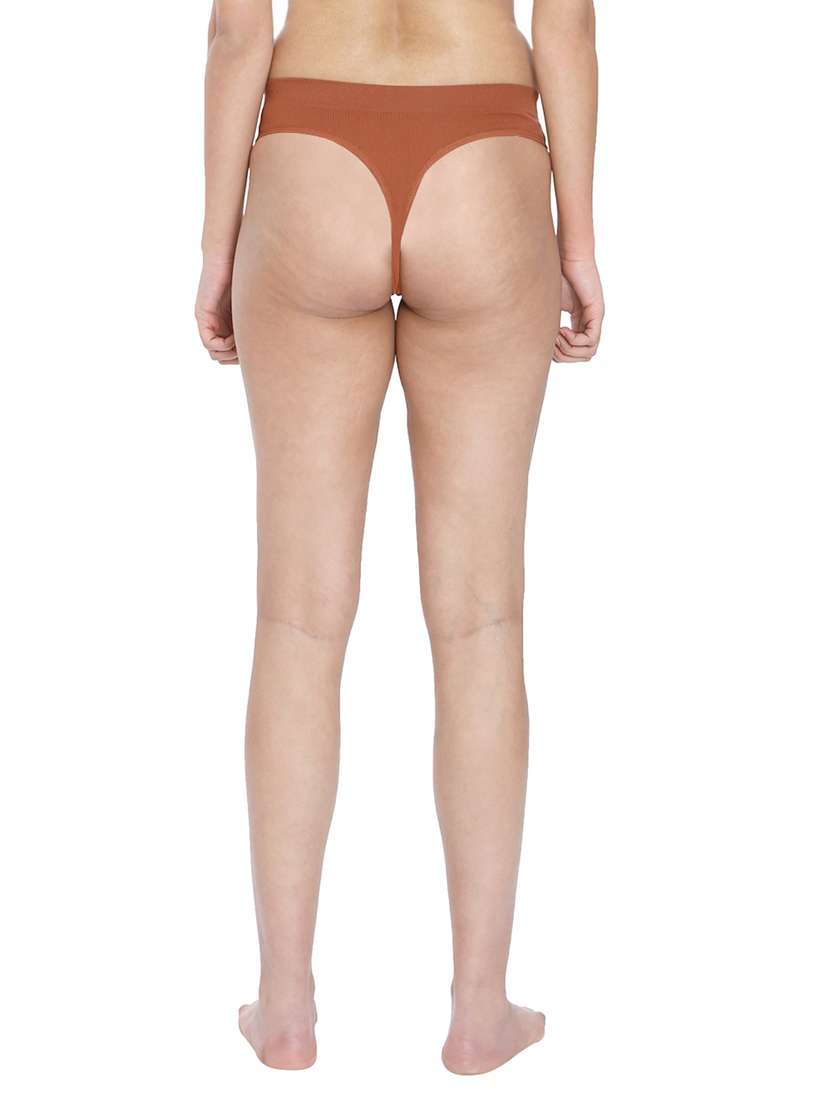 women solid thongs panty - 21613763 -  Standard Image - 3