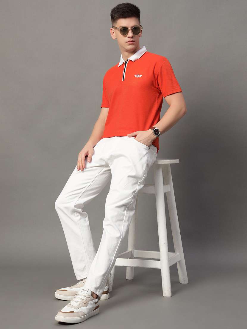 men regular fit plain polo t-shirt - 21613783 -  Standard Image - 3