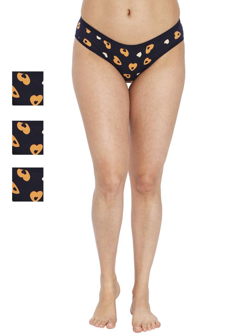 women printed full coverage panty combo