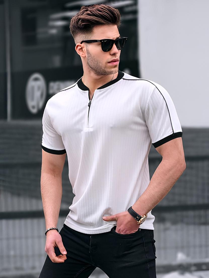 men short sleeves plain t-shirt - 21614005 - Zoom Image - 0