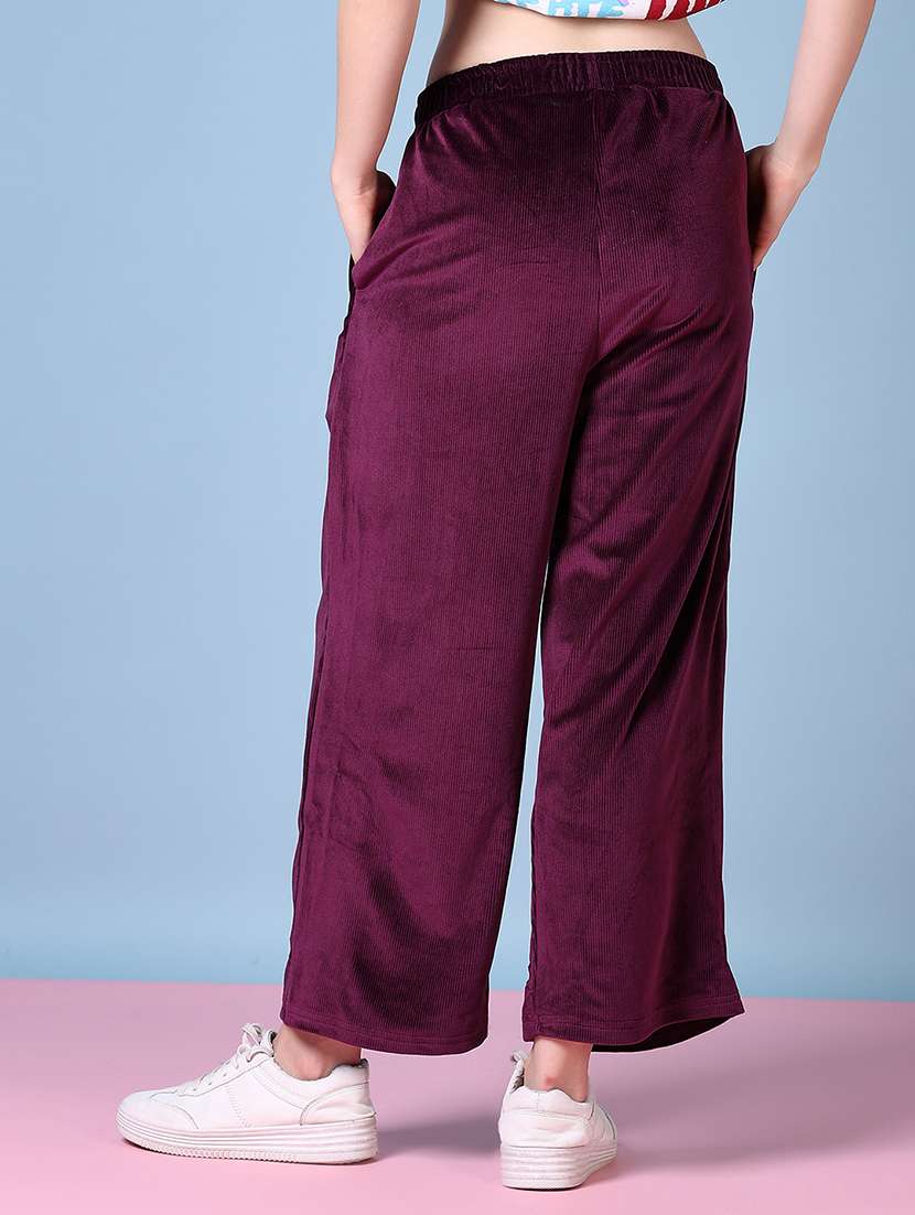 women solid winter wear palazzo - 21615673 -  Standard Image - 3