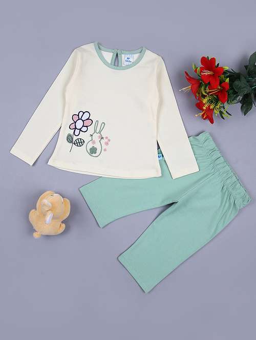 girls printed full length set - 21615678 - Standard Image - 0