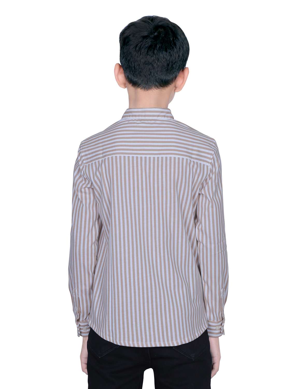 boys striped printed long sleeves shirt - 21615997 -  Standard Image - 3