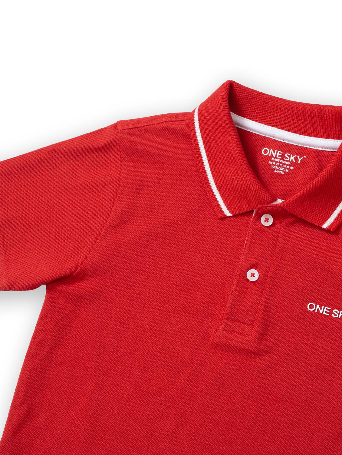 boys solid short sleeves polo t-shirt - 21617031 - Standard Image - 5