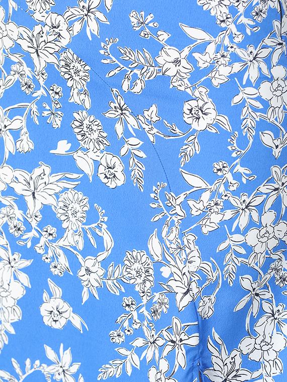 women mid-rise floral printed a-line skirt - 21617226 - Standard Image - 5