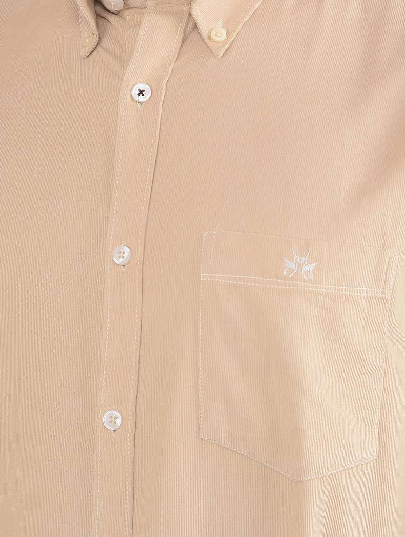 men long sleeves solid casual shirt - 21617304 -  Standard Image - 5