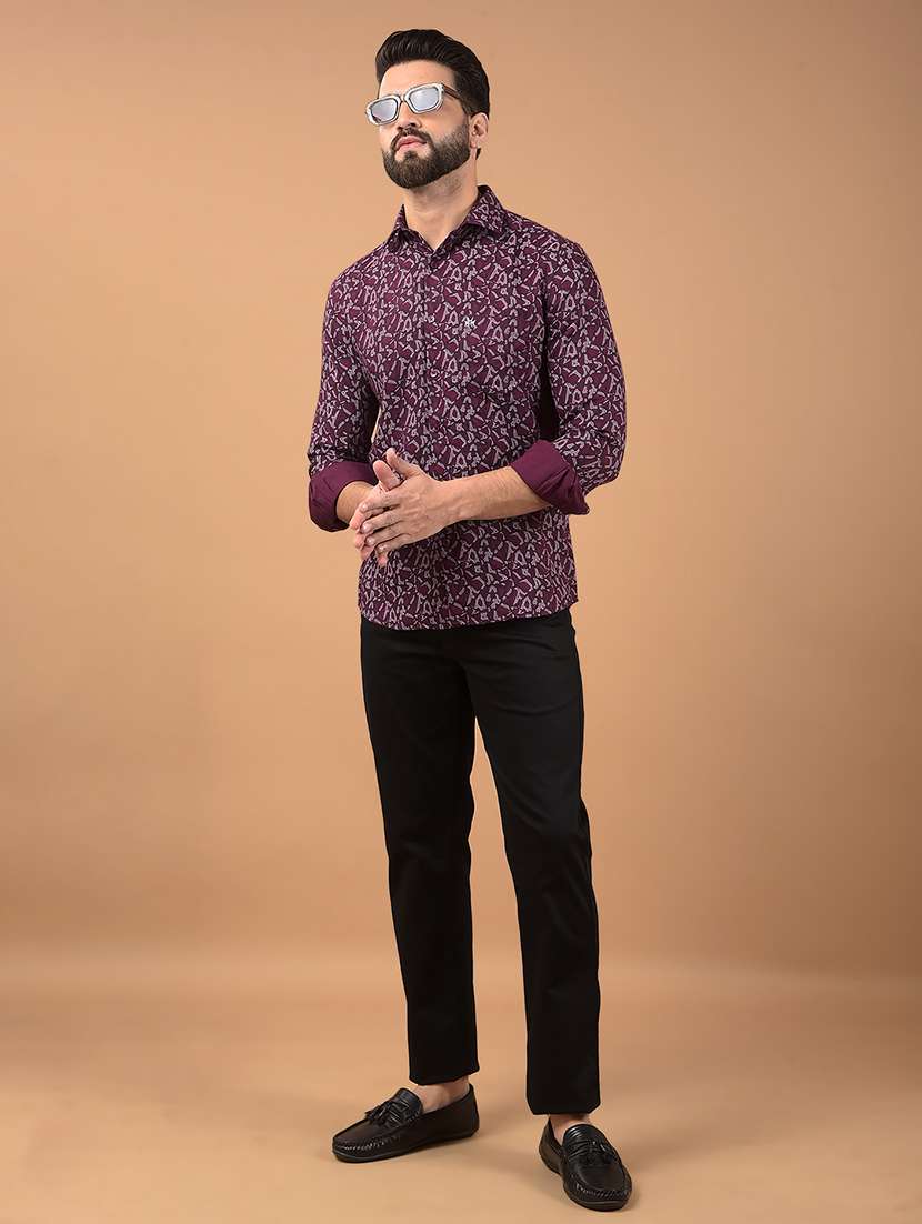 men long sleeves checkered casual shirt - 21617332 -  Standard Image - 5