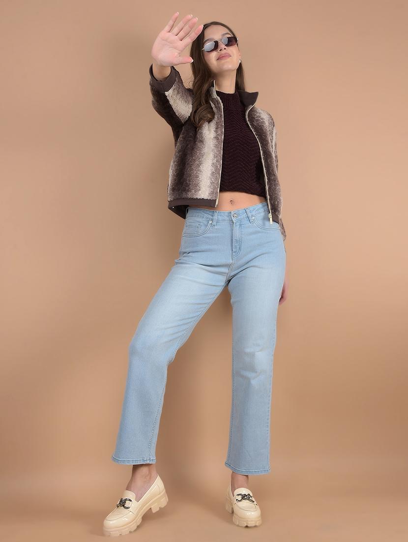 women self design long sleeves jacket - 21617396 - Standard Image - 5