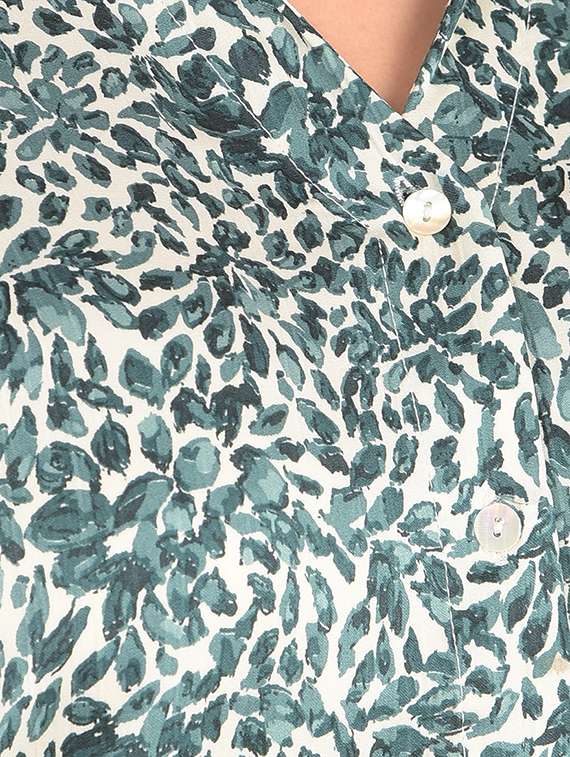 women printed long sleeves shirt - 21617401 -  Standard Image - 5