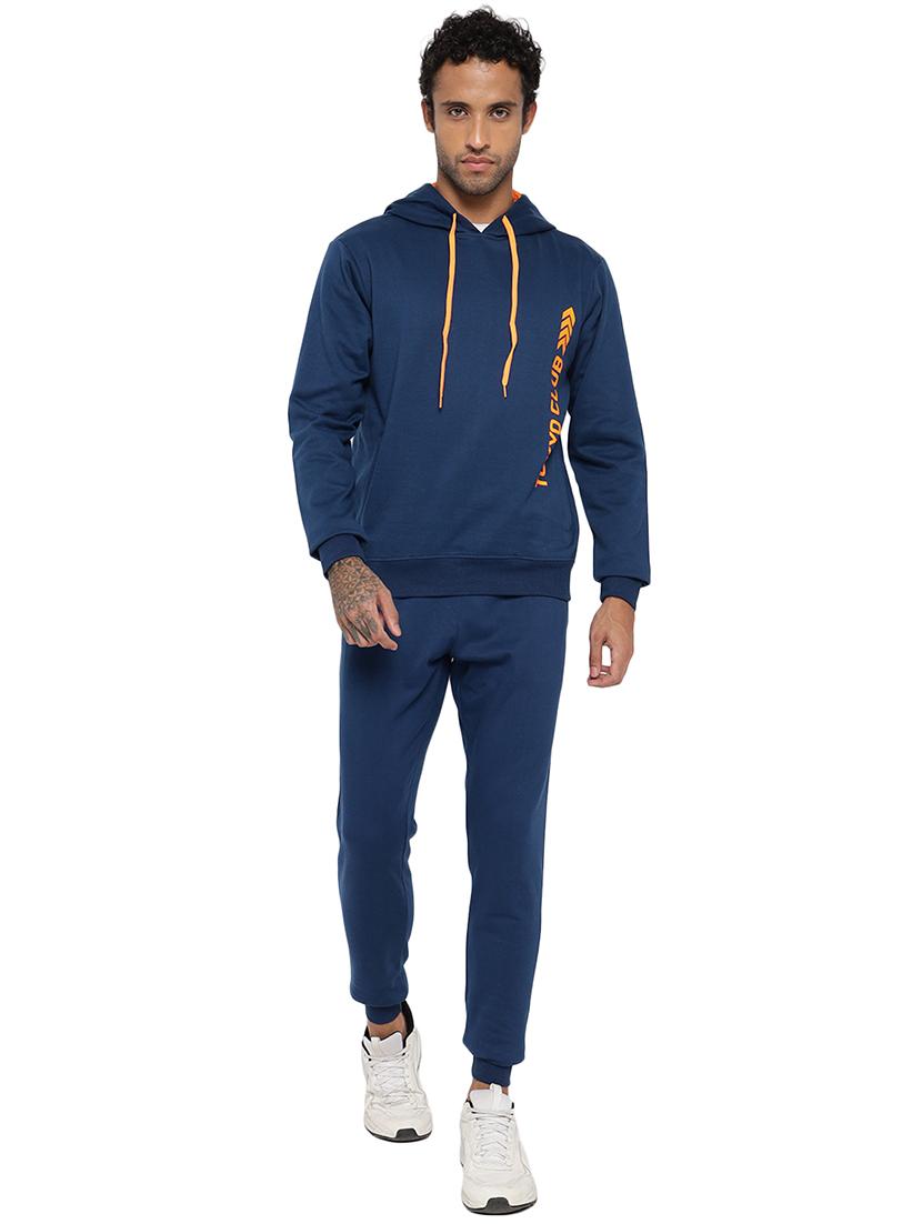 men placement print hooded tracksuit - 21617461 - Zoom Image - 0