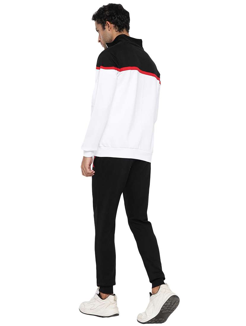 men color block long sleeves tracksuit - 21617463 -  Standard Image - 5