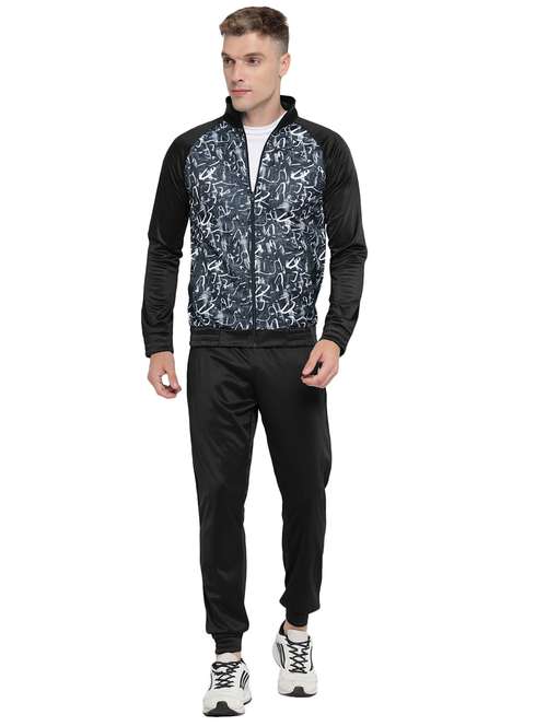 men printed long sleeves tracksuit - 21617464 -  Standard Image - 0