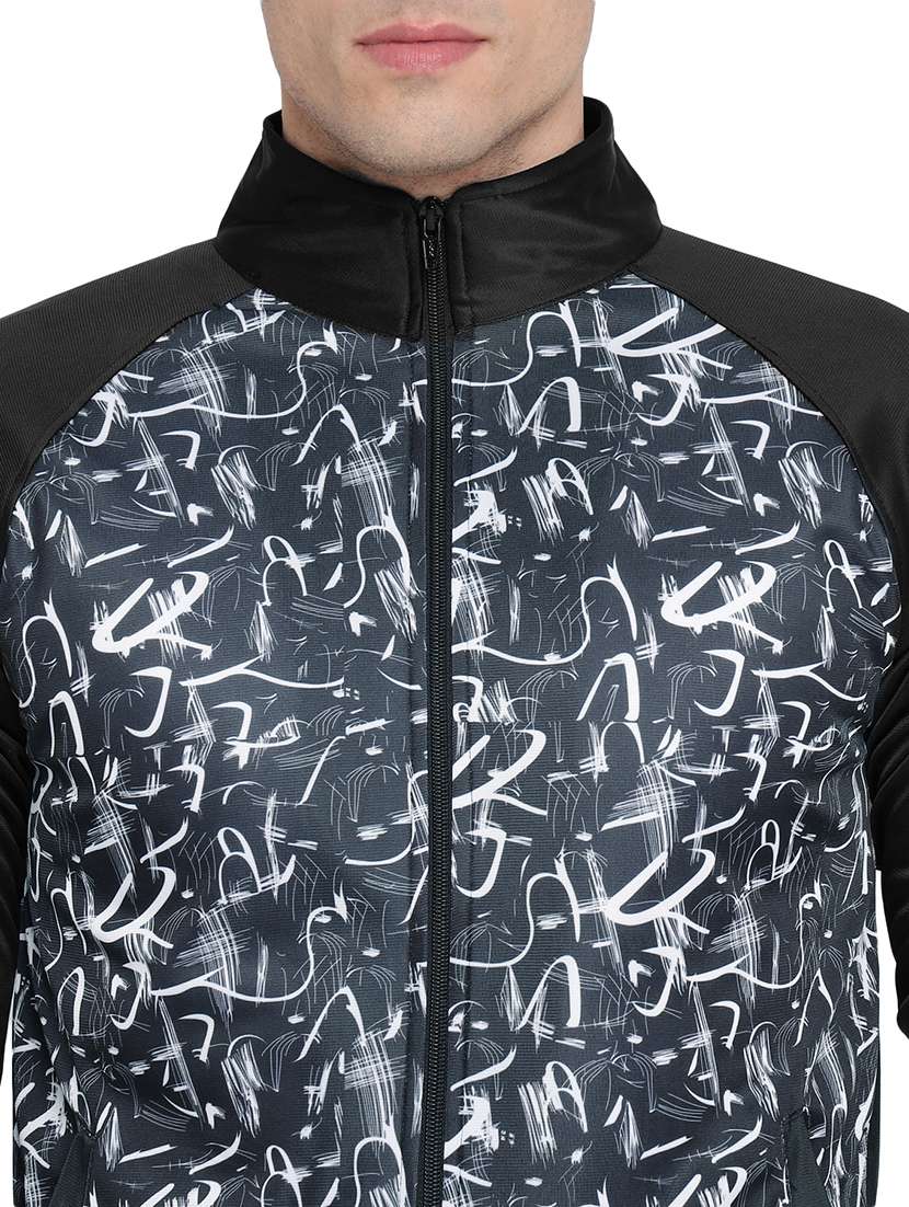 men printed long sleeves tracksuit - 21617464 - Standard Image - 5