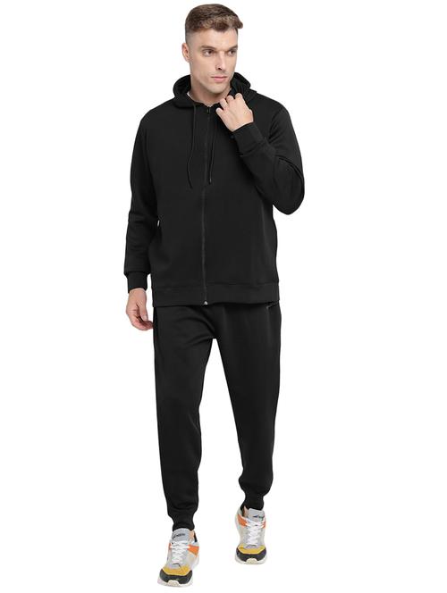 men solid long sleeves tracksuit - 21617465 -  Standard Image - 0