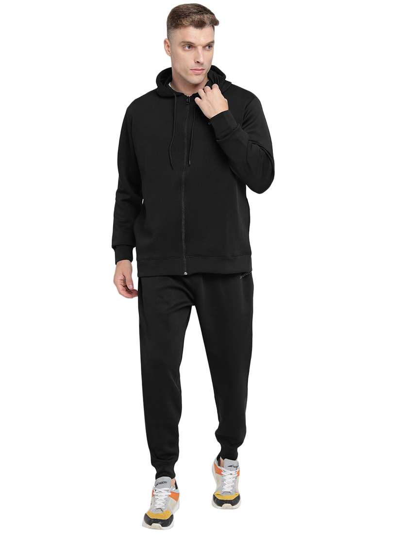 men solid long sleeves tracksuit - 21617465 -  Zoom Image - 0