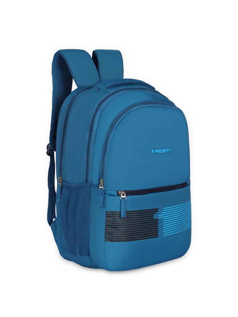 men blue adjustable straps backpack - 21617498 - Standard Image - 3