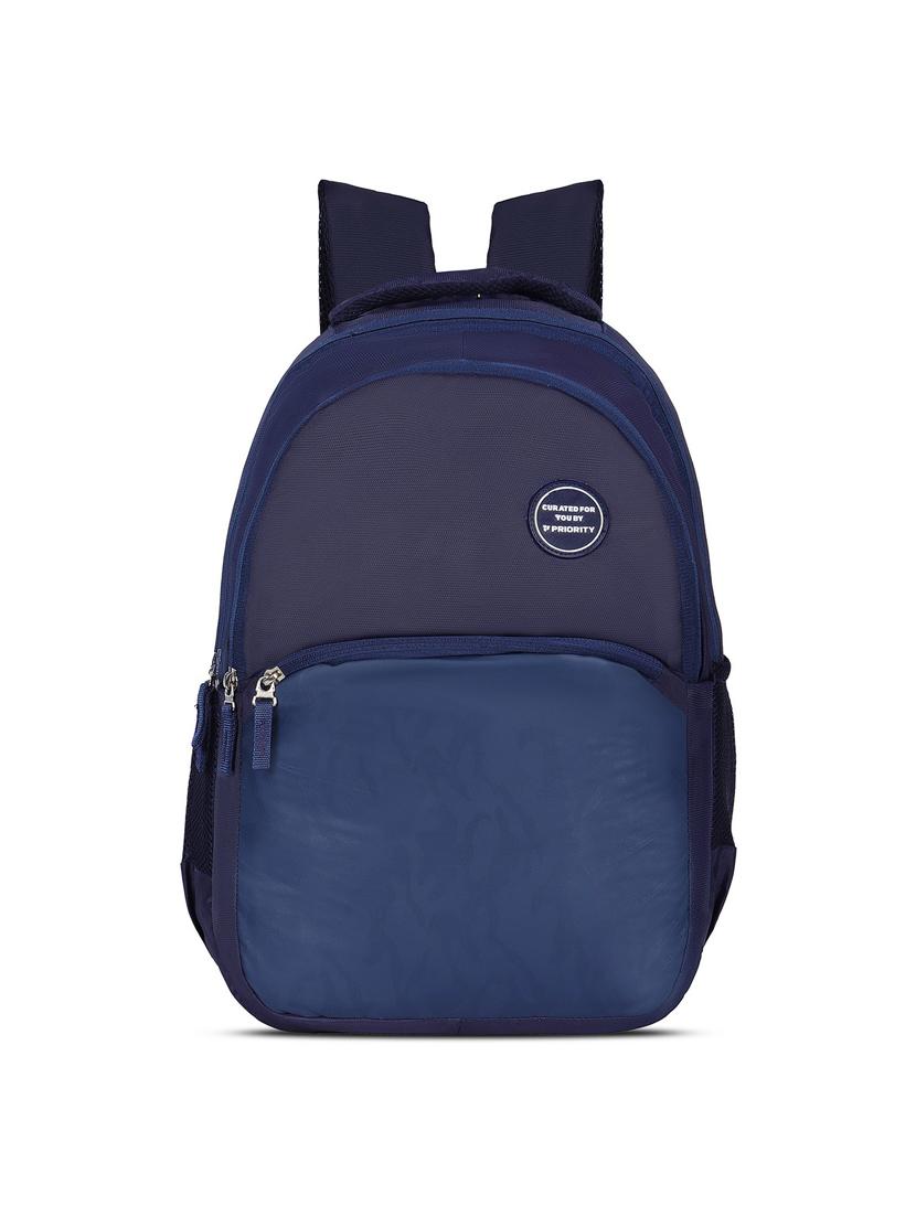 men navy blue adjustable straps backpack - 21617534 - Zoom Image - 0