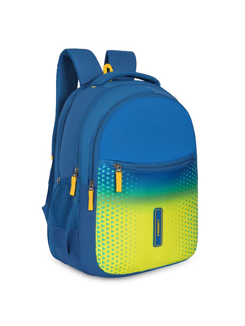 men blue adjustable straps backpack - 21617550 -  Standard Image - 3