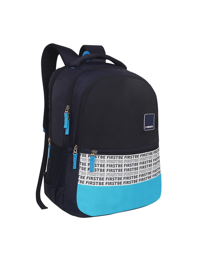 men navy blue adjustable straps backpack - 21617553 - Standard Image - 3