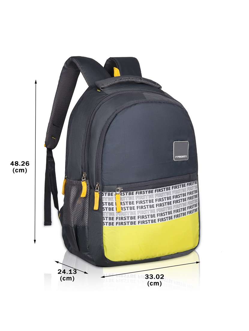 men grey adjustable straps backpack - 21617554 -  Standard Image - 3