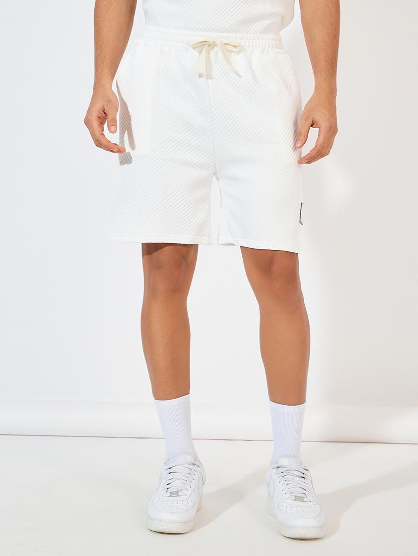 men self design round neck co-ord sets - 21618064 - Standard Image - 3