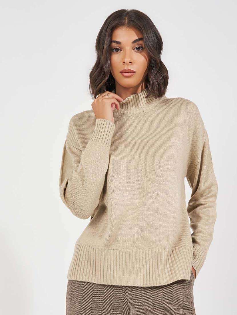 women self design long sleeve pullover - 21618128 -  Zoom Image - 0