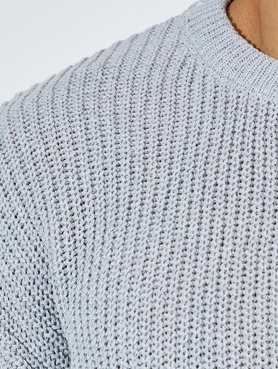 men solid long sleeves pullover - 21618138 - Standard Image - 3