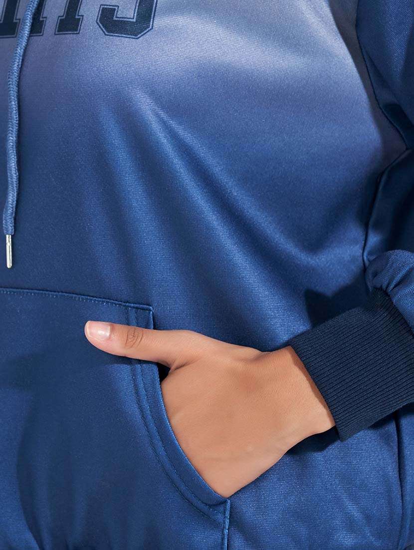 women front print long sleeve sweatshirt - 21618158 -  Standard Image - 3