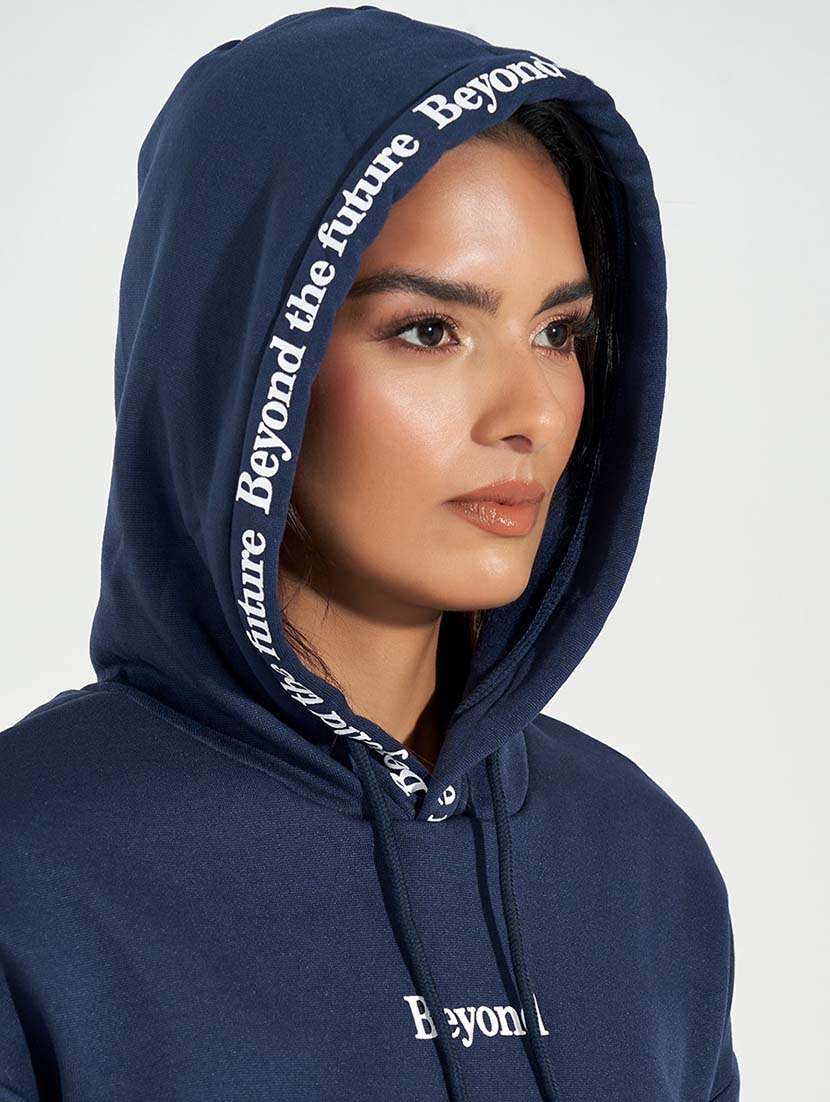 women placement print long sleeve sweatshirt - 21618160 -  Standard Image - 3