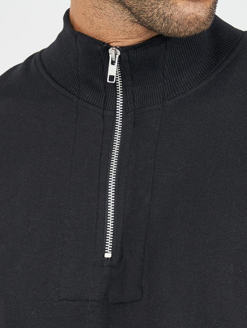 men solid long sleeve sweatshirt - 21618162 - Standard Image - 3