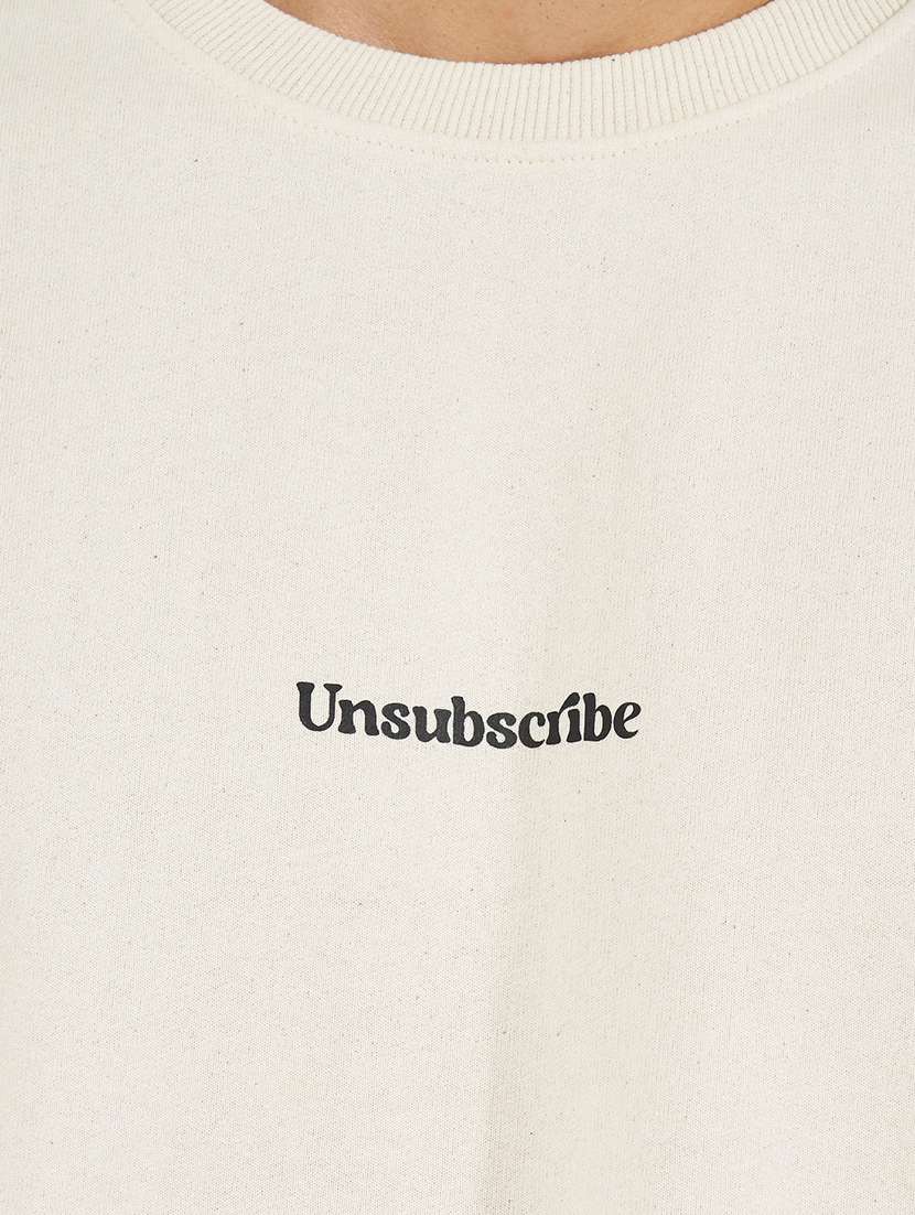 men chest print long sleeve sweatshirt - 21618166 -  Standard Image - 3