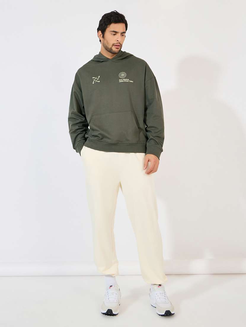 men front & back print long sleeve sweatshirt - 21618171 -  Standard Image - 3