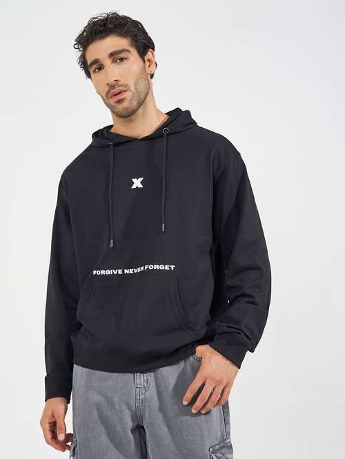 men front print long sleeve sweatshirt - 21618175 - Standard Image - 0