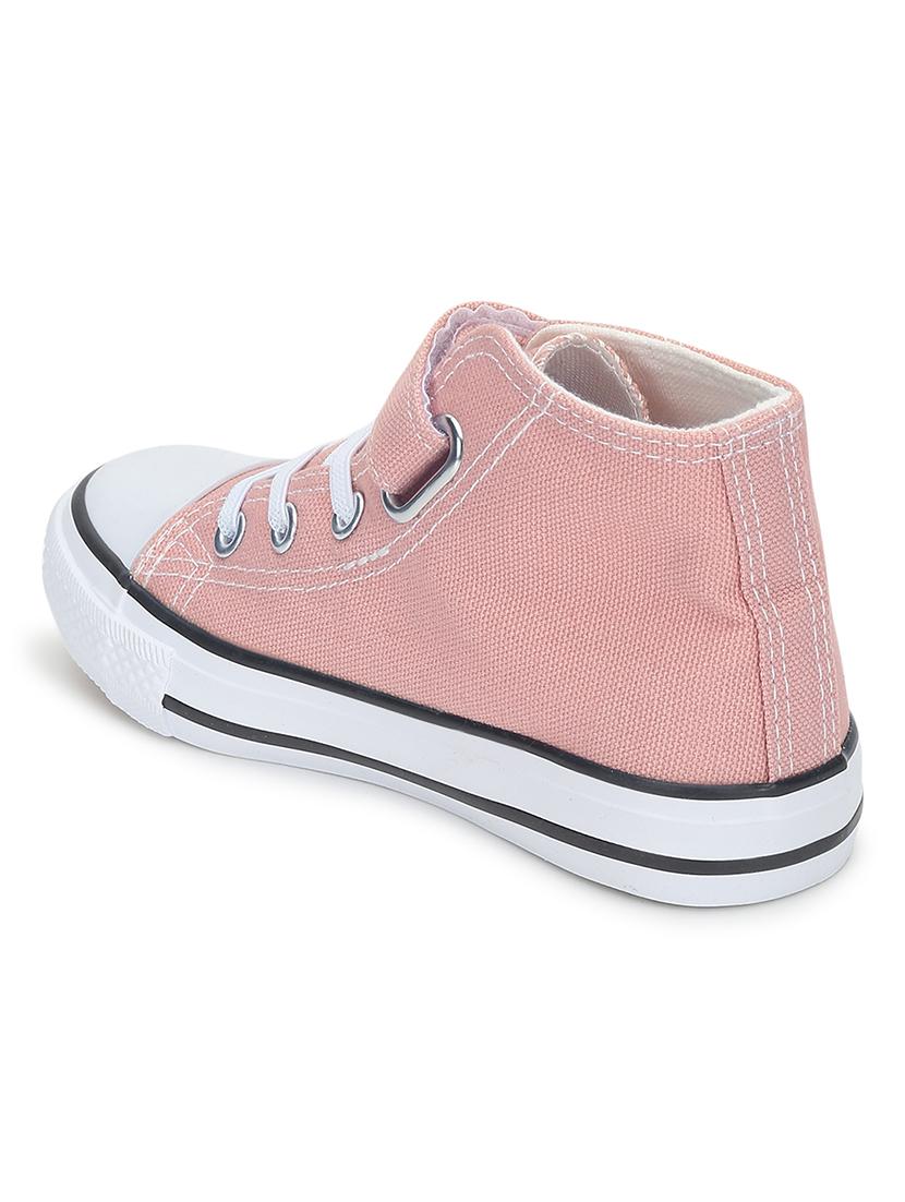 unisex solid lace up canvas sneakers - 21618505 - Standard Image - 3