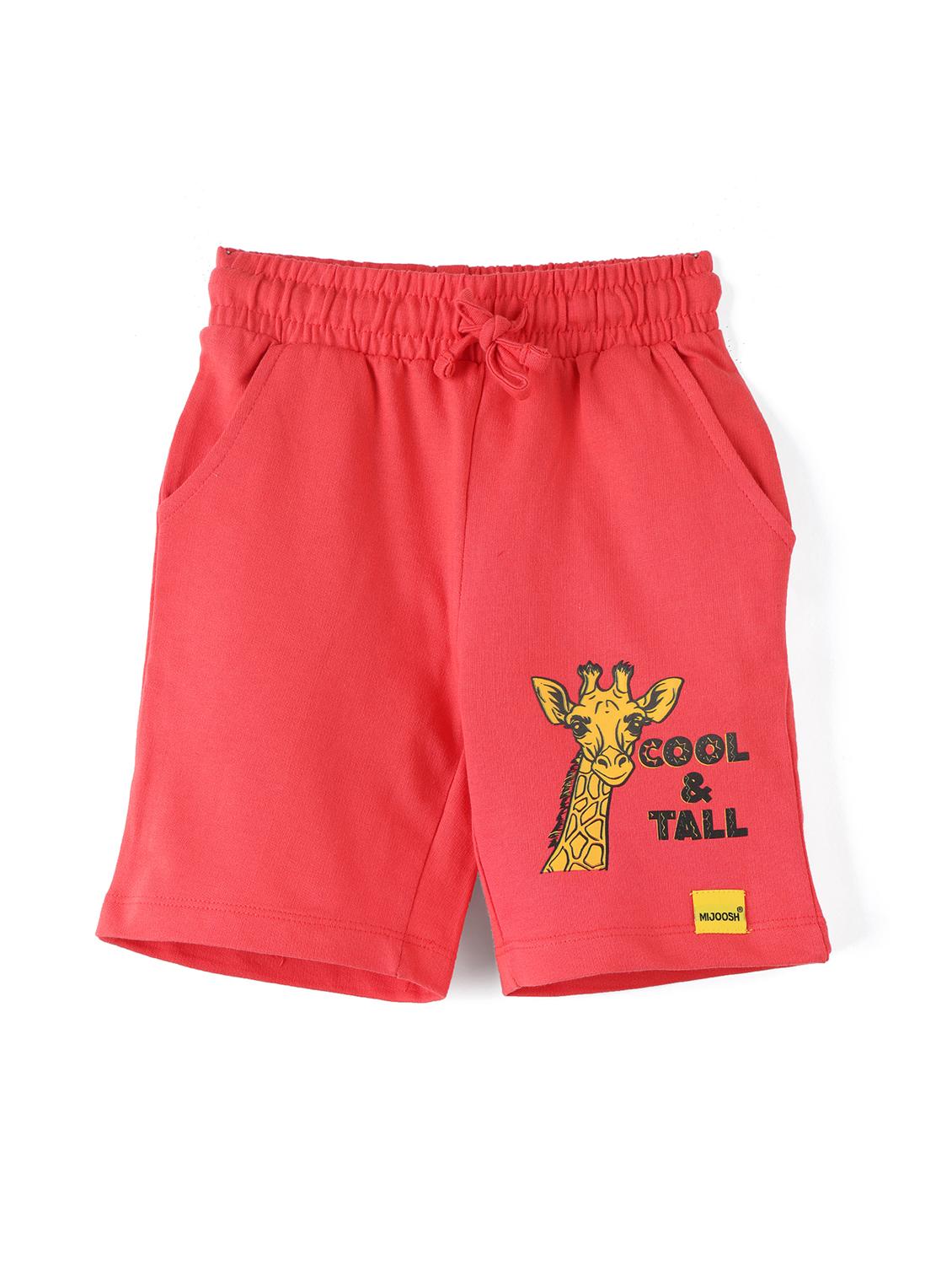 girls placement print cotton shorts  - 21618638 -  Zoom Image - 0