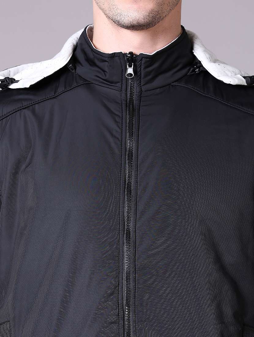 men solid long sleeve reversible bomber jacket - 21618674 -  Standard Image - 5