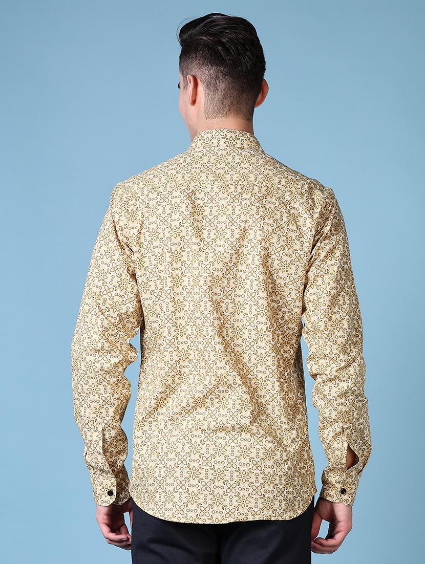 men long sleeves printed casual shirt - 21618710 - Standard Image - 3
