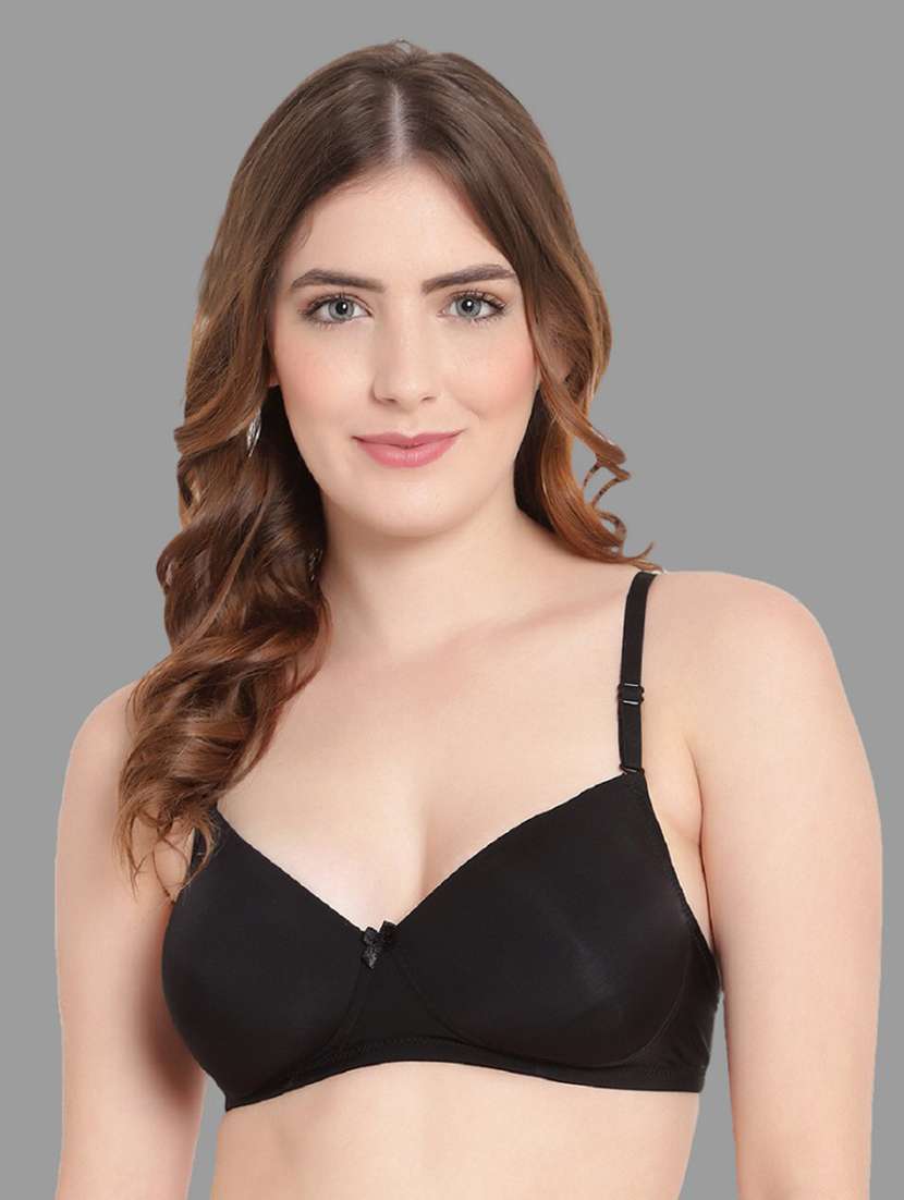 women solid lightly padded regular bra - 21618939 - Zoom Image - 0