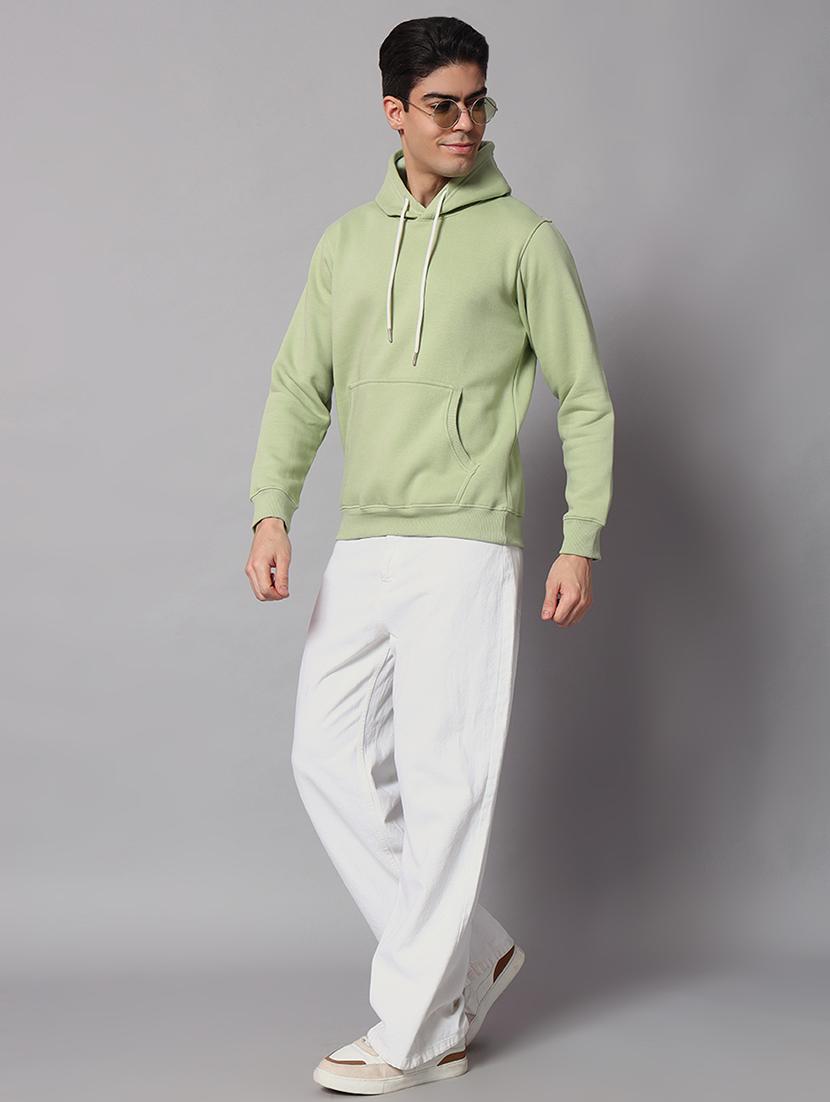 men long sleeves plain sweatshirt - 21618945 - Standard Image - 3