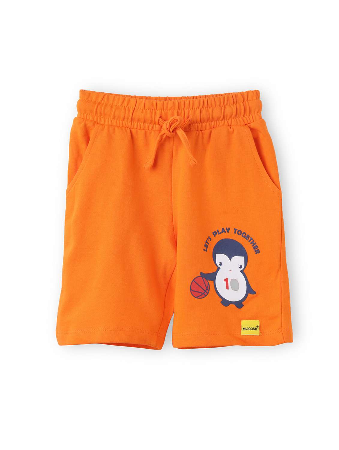 kids graphic cotton shorts