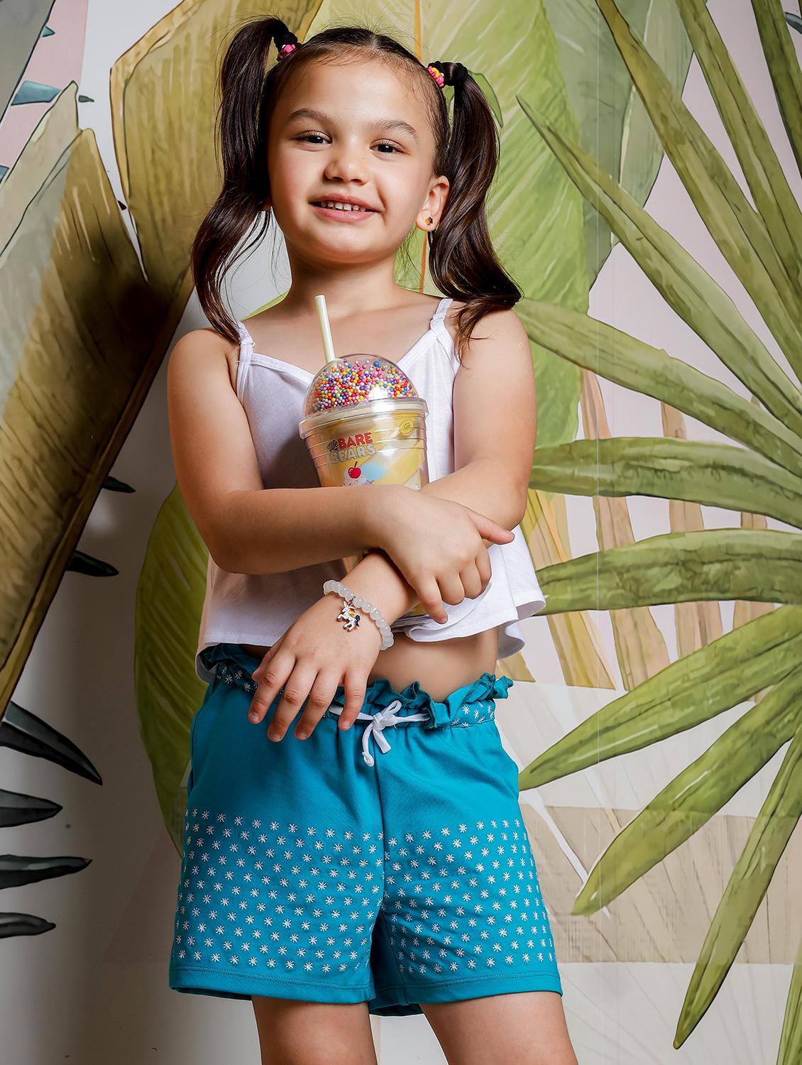 girls printed shorts - 21619289 - Standard Image - 3