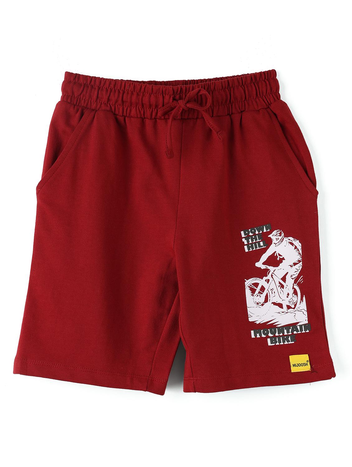 kids graphic cotton shorts - 21619291 -  Zoom Image - 0