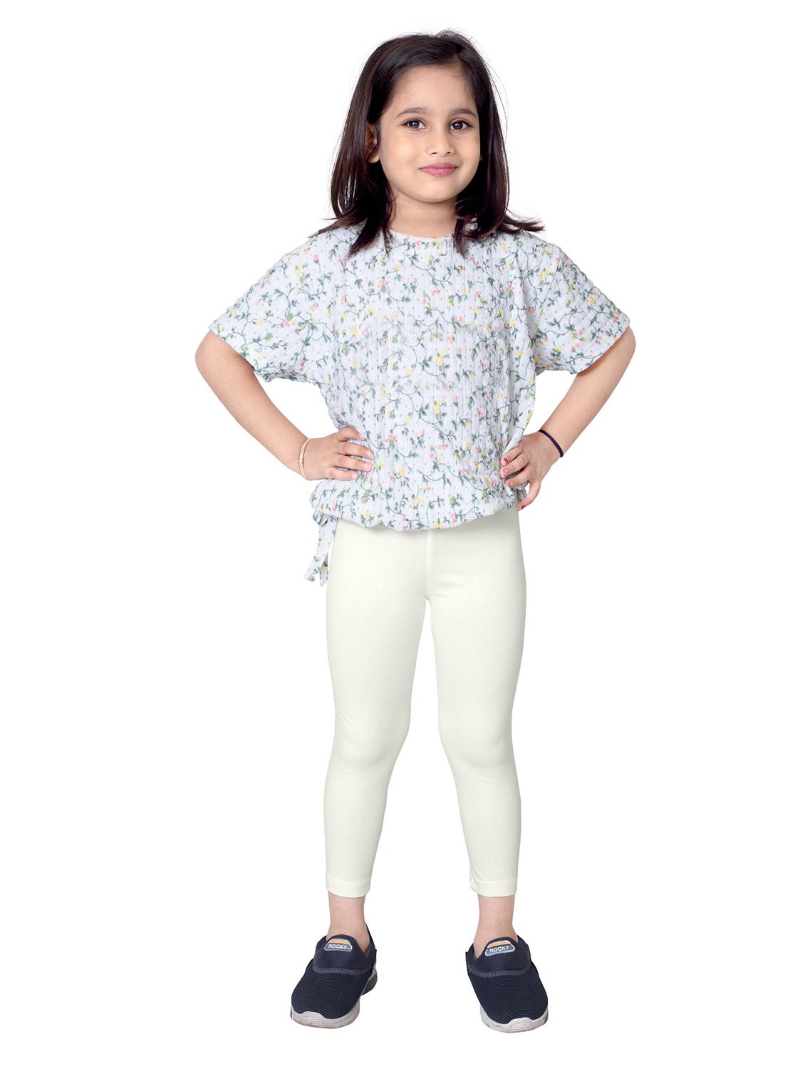 girls solid high rise legging - 21619830 - Standard Image - 3