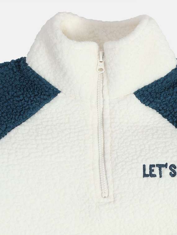 boys color block long sleeves sweatshirt - 21620170 -  Standard Image - 3