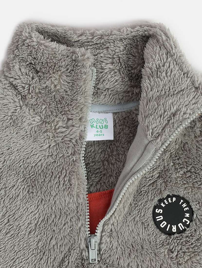 kids color block turtle neck sweatshirts - 21620171 -  Standard Image - 3