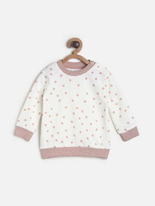 girls printed round neck sweatshirt - 21620177 -  Standard Image - 0