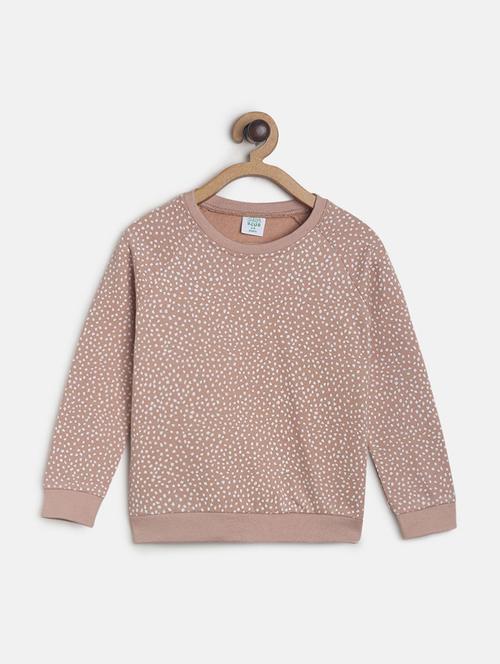 girls all over printed round neck sweatshirt - 21620185 -  Standard Image - 0
