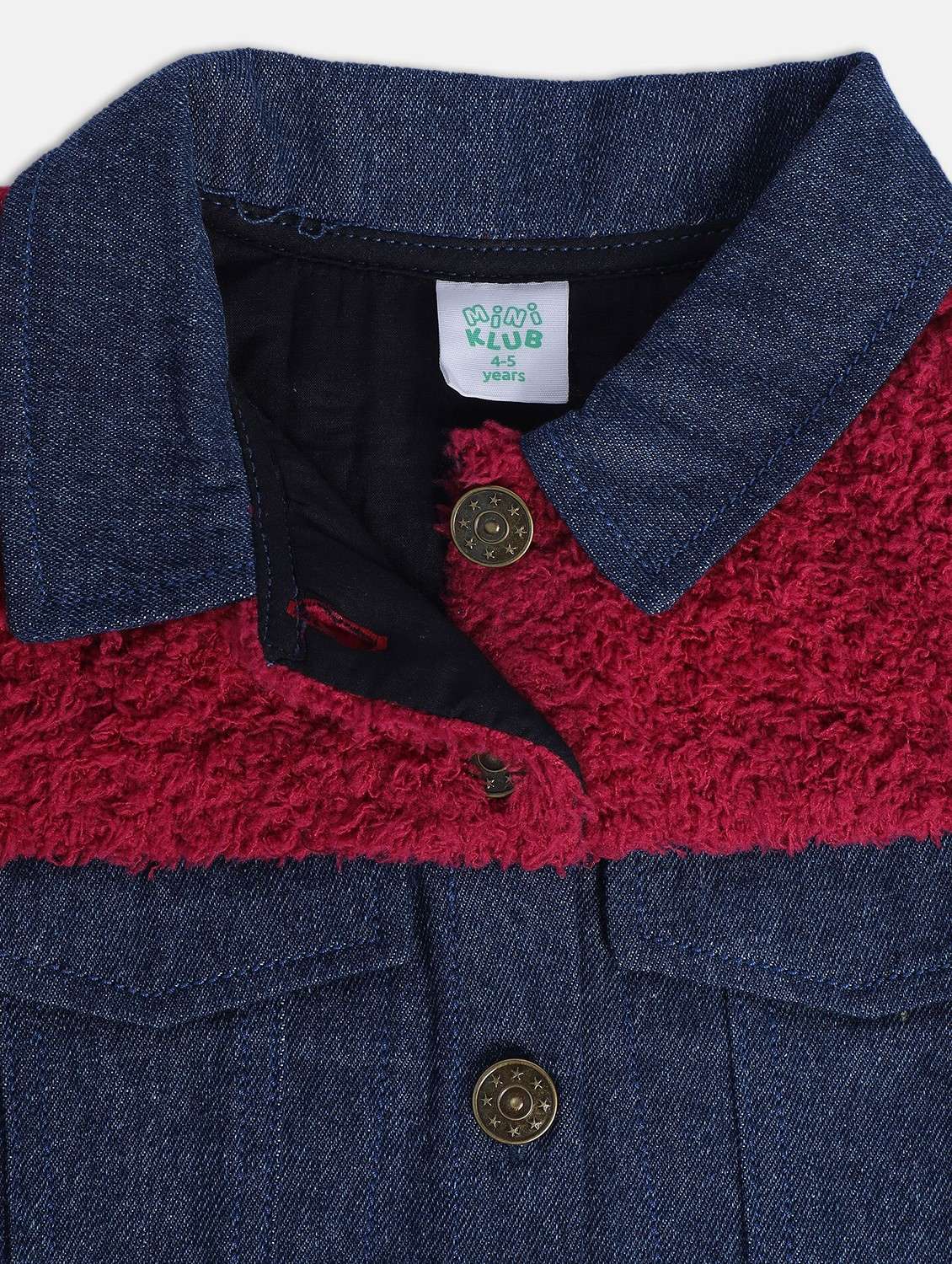 girls color block detailed jacket - 21620248 - Standard Image - 3