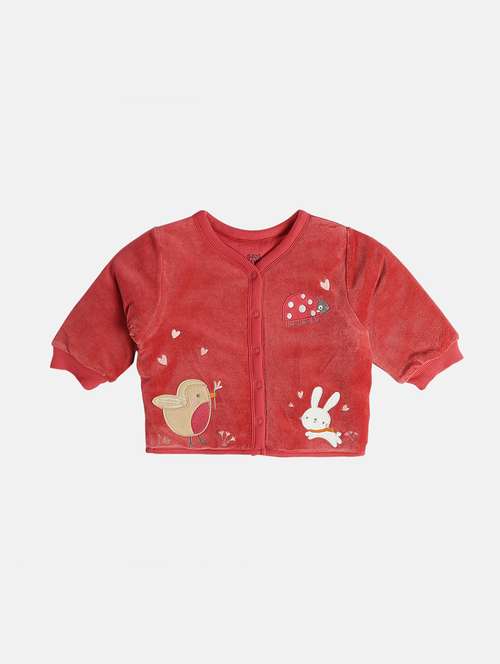 girls embroidered long sleeves jacket - 21620310 -  Standard Image - 0