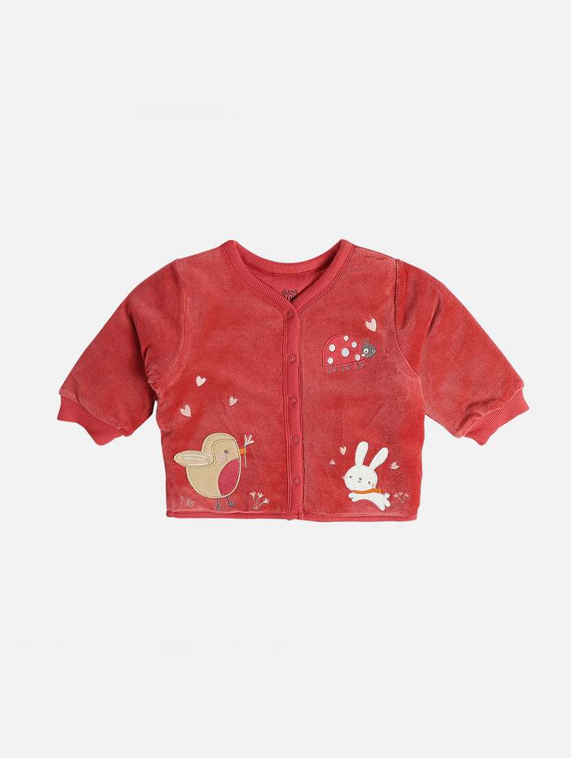 girls embroidered long sleeves jacket - 21620310 -  Zoom Image - 0